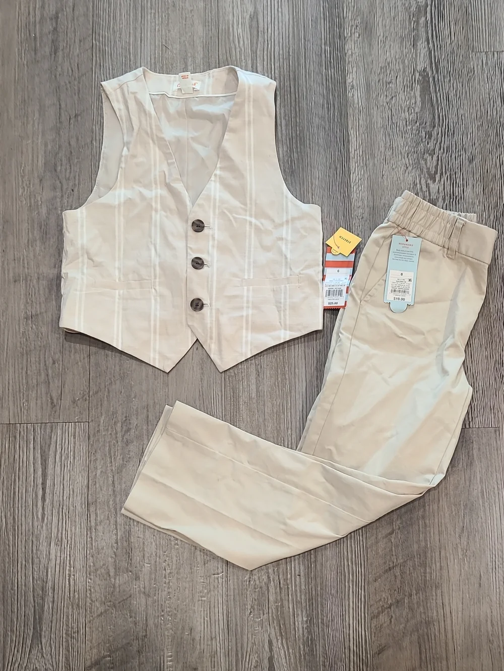 Cat & Jack Vest & Pants Set Size 6